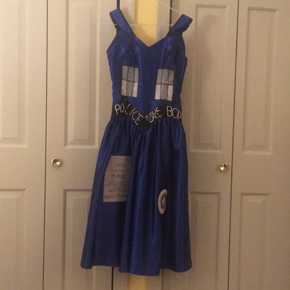 Costume Handmade Dr Who TARDIS Dress